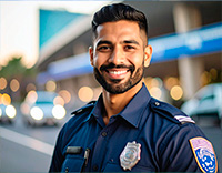 ドバイの警官