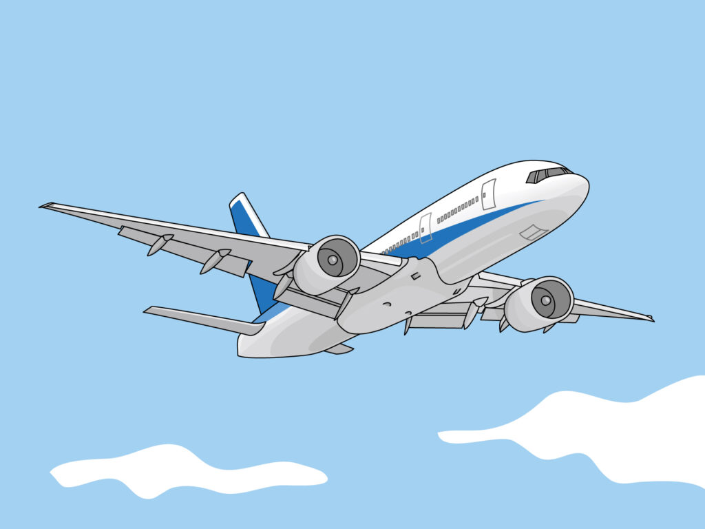 飛行機ジェットエンジン